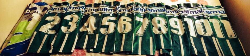 camisa do palmeiras de jogo