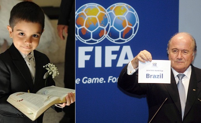 Estevão Veras nasceu no dia em que o Brasil foi anunciado sede da Copa do Mundo de 2014, em 30 de outubro de 2007 (Foto: Divulgação)