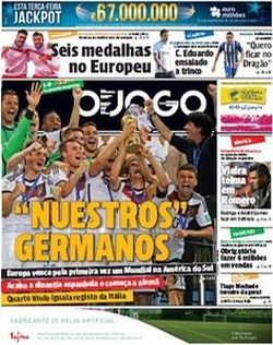 Jornais destacam 'sono' de Brasil x Portugal e esquentam jogo contra  Espanha - 25/06/2010 - UOL Copa do Mundo - Últimas Notícias