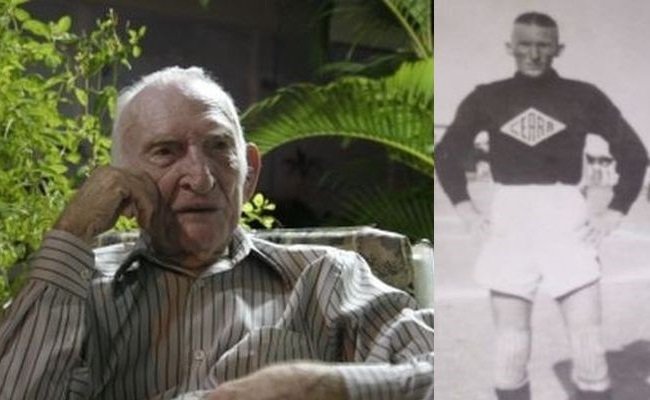 Pintado, ex-jogador que acaba de ganhar uma biografia no ano em que completaria um século de vida, deu sua última entrevista para o autor do Verminosos por Futebol (Foto: O Povo)