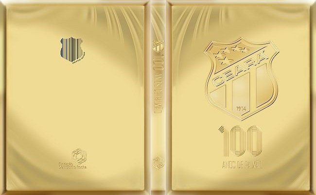 O livro oficial do centenário do Ceará, cuja produção contou com participação do autor do Verminosos por Futebol, será lançado em novembro (Foto: Divulgação) O livro oficial do centenário do Ceará, cuja produção contou com participação do autor do Verminosos por Futebol, será lançado em novembro (Foto: Divulgação)