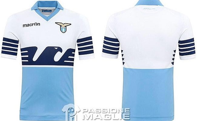 Camisa da Lazio vai reeditar na temporada 2015/16 design da década de 1980 (Foto: Passione Maglie)