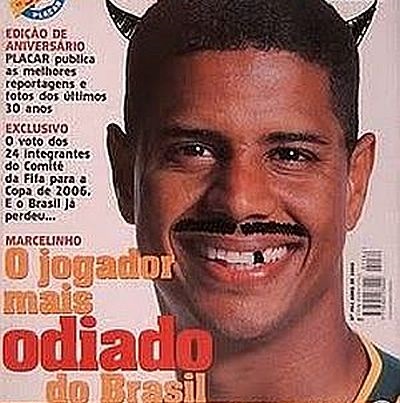 Marcelinho Carioca chegou a ser eleito o jogador mais odiado do Brasil, em 2000 (Foto: Placar)