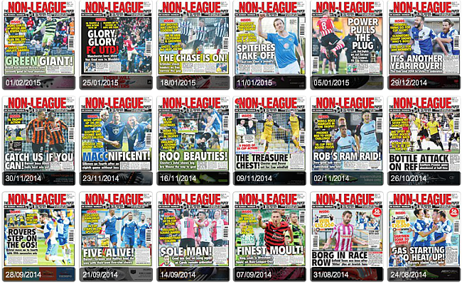 O The Non-League Football Paper cobre o futebol inglês da 5ª divisão para baixo (Foto: Divulgação)