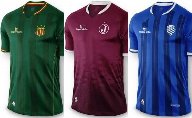 A Super Bolla, de Goiás, fabrica os uniformes de 23 clubes médios do Brasil, de 10 estados (Foto: Divulgação)