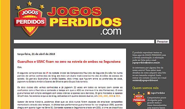 Sabe aquele jogo que a maioria da mídia e do público não dá bola? Pois eles estão lá conferindo
