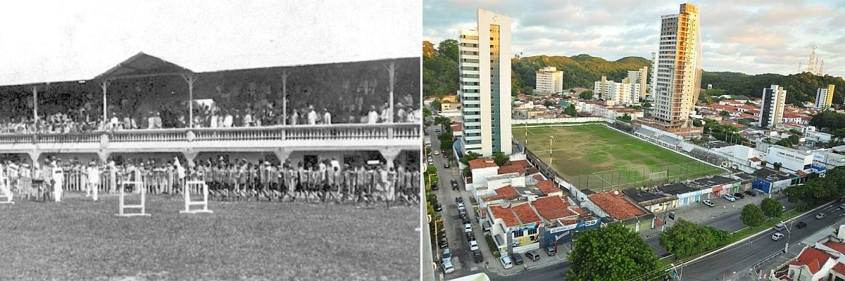 Os jogos em Natal em 1942 eram disputados no Juvenal Lamartine, no bairro do Tirol, pequeno estádio ainda hoje existente, propriedade do governo estadual (Foto: Divulgação)