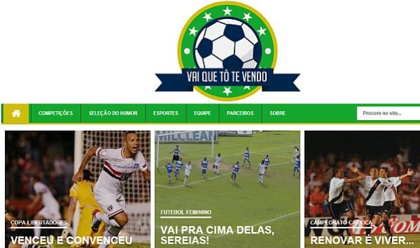 Análise do futebol nacional e internacional, eventualmente com reportagens