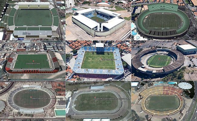 Através do Google Earth, é possível ver estádios em cenários tridimensionais (Foto: Reprodução)