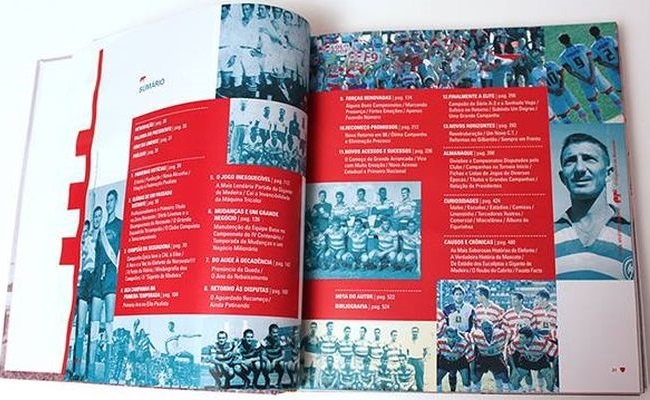 Livro "Clube Atlético Linense - O Elefante da Noroeste" tem 572 páginas, em edição de luxo (Foto: Divulgação)