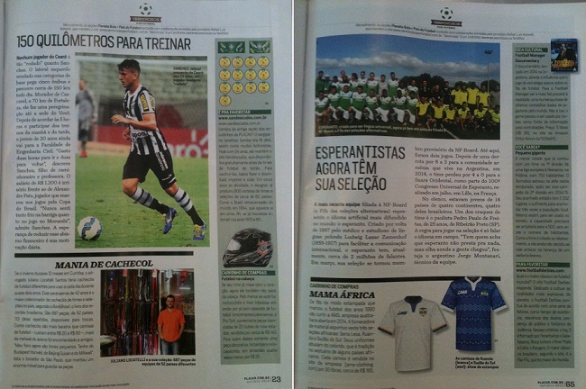 A revista Placar passa a contar com conteúdo do Verminosos por Futebol (Foto: Reprodução)