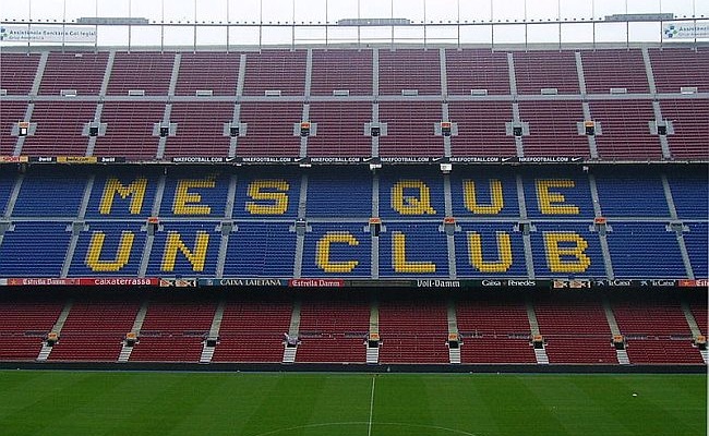 O Barcelona tem a maior média de público da história da Champions: 75 mil pagantes (Foto: Divulgação)