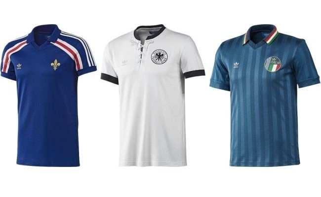 Adidas lança camisas retrô de seleções