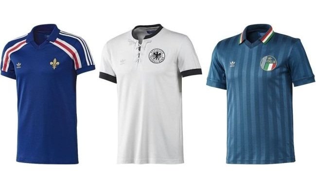 Adidas lança camisas retrô de seleções