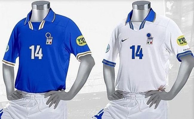 Todos os uniformes da Euro 1996