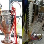 Dois artesãos chineses vendem réplicas da taça da Liga dos Campeões da Europa (Foto: Divulgação)