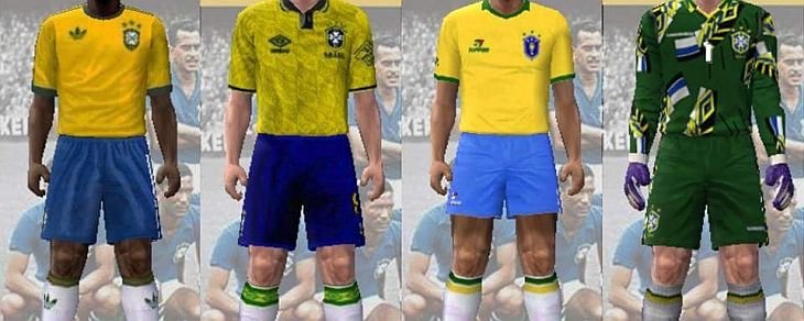 Designers fazem patch do PES com times clássicos