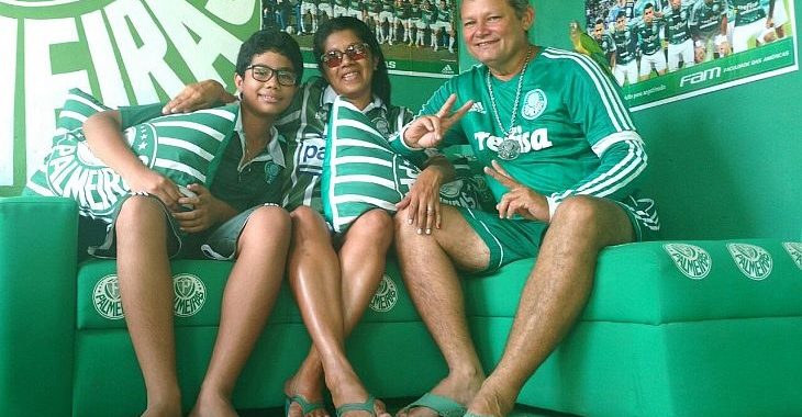 Torcedor do Palmeiras tem toda sua casa decorada de verde