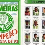 Álbum de figurinhas comemorou o fim do jejum de 16 anos do Palmeiras (Foto: Reprodução)