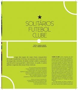 Revista Farol - Solitários Futebol Clube, de Raquel Chaves