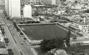 Estádio Juscelino Kubitschek, do Cruzeiro, em 1973 (Foto: Arquivo EM/DA Press)