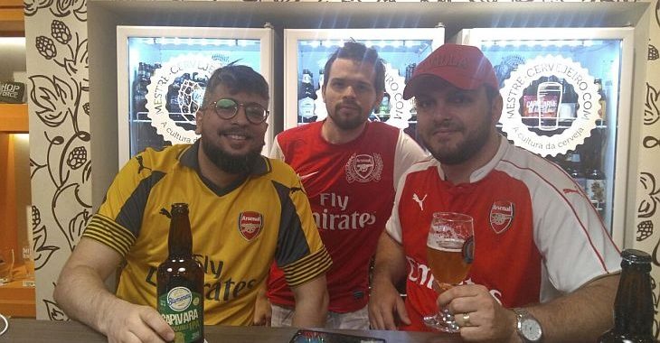 Evento une paixão pelo Arsenal e por cervejas especiais