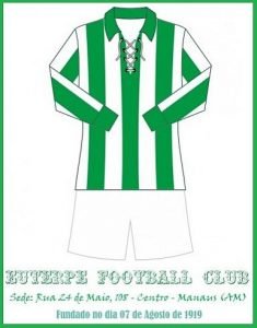 O Euterpe tinha uniforme alviverde (Foto: Cacellain)
