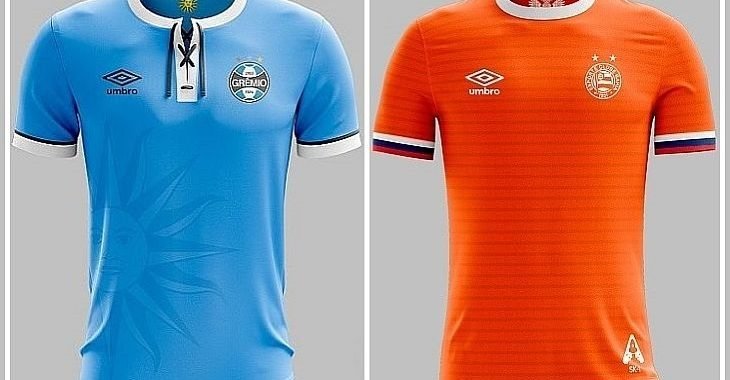 Designer imagina camisas de times do Brasil inspiradas nas seleções da Copa de 2018