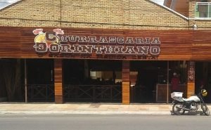 A churrascaria O Corinthiano, de Itarema, é propriedade de um apaixonado palmeirense (Foto: Acervo pessoal)