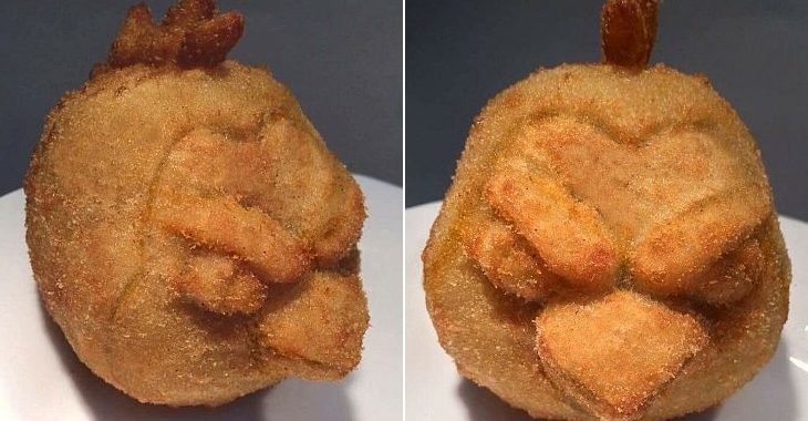 Confeiteira lança coxinha no formato da cabeça do Canarinho Pistola