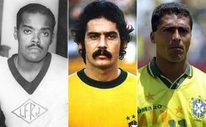 Romário (anos 90), Rivelino (70) e Leônidas (40) inspiraram muitos nomes (Foto: Reprodução)