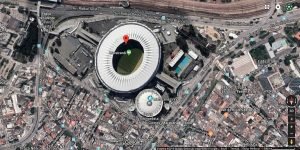 Maracanã fica no bairro do Maracanã, na Zona Norte (Foto: Google)