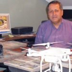 Gustavo usa drones e voos de helicópteros para fazer fotos aéreas (Foto: Acervo pessoal)