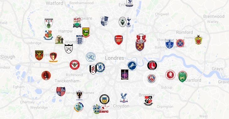 Um guia de turismo com todos os estádios de futebol de Londres