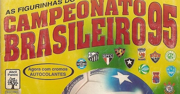 Todas as figurinhas do álbum do Campeonato Brasileiro de 1995