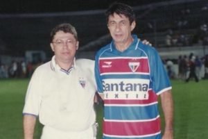 Fagner jogou por 15 minutos um amistoso do Fortaleza em 2002 (Foto: Reprodução)