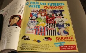 Anúncio da Carioca em edição de 1996 na revista Placar (Foto: Reprodução)