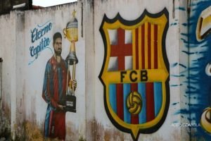 Fabio Correia acompanha sempre os jogos do Barcelona de Poá (Foto: Cristiano Fukuyama/Acervo da Bola)