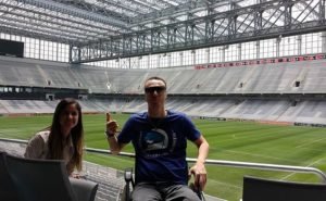 Claudio sempre viaja na companhia da esposa Karla (Foto: Acervo pessoal)