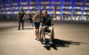 Claudio sempre viaja na companhia da esposa Karla (Foto: Acervo pessoal)