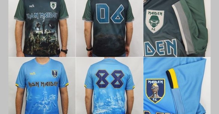 WA Sport produz camisas de futebol temáticas do Iron Maiden