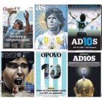 As homenagens a Maradona transcenderam fronteiras nesta quinta-feira (Foto: Reprodução)