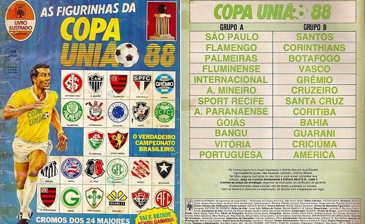 Em 1988, foi disputada a 1ª edição do Brasileirão com acesso e descenso (Foto: Reprodução)