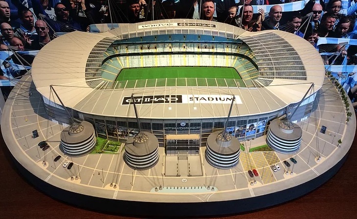 O Etihad, do Manchester City, foi um dos estádios reproduzidos (Foto: Divulgação)