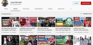 O canal de Joza Novalis virou fonte de informação para jornalistas, torcedores e dirigentes (Foto: Reprodução)