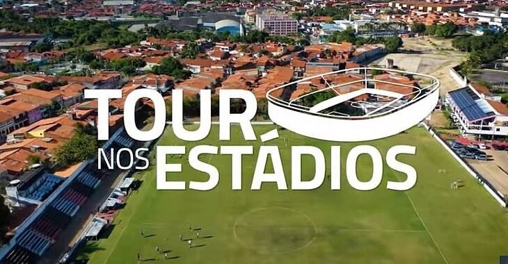 Série “Tour nos Estádios” faz um passeio pela casa de clubes do Nordeste