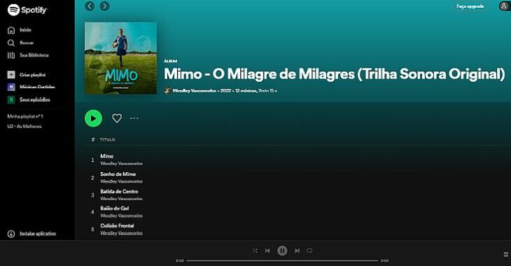 Trilha sonora do filme Mimo: O Milagre de Milagres já está disponível na internet