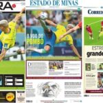 Muitos jornais deram manchete para a vitória da Seleção (Foto: Reprodução)
