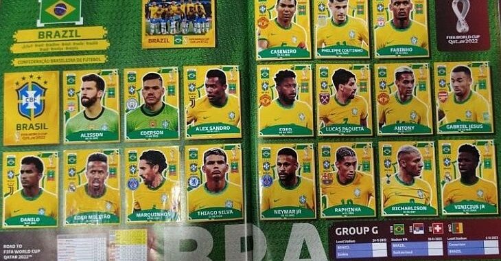 Designer gaúcho faz suas próprias figurinhas do álbum da Copa de 2022