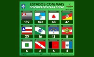 Ao todo, 9 estados nunca tiveram atletas convocados para Copas do Mundo (Foto: Reprodução)